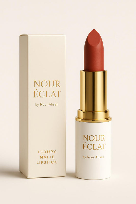 NOUR ÉCLAT – Luxury Matte Lipstick by Nour Ahsan